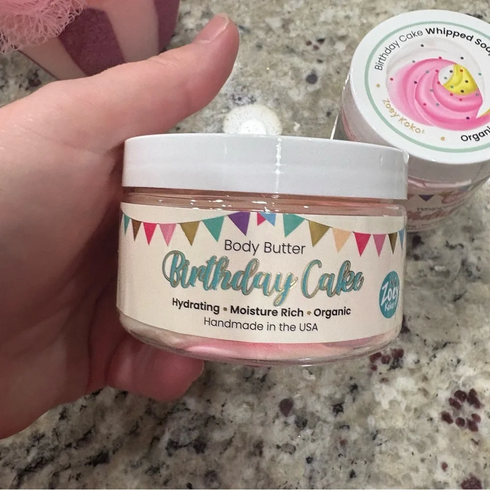 Zoey Koko Birthday Treats Gift Set All Natural Bath & Body 3 piece set New